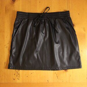 Faux Leather Mini Skirt